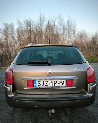 Peugeot 407 cena 12500 przebieg: 321000, rok produkcji 2008 z Żory małe 137